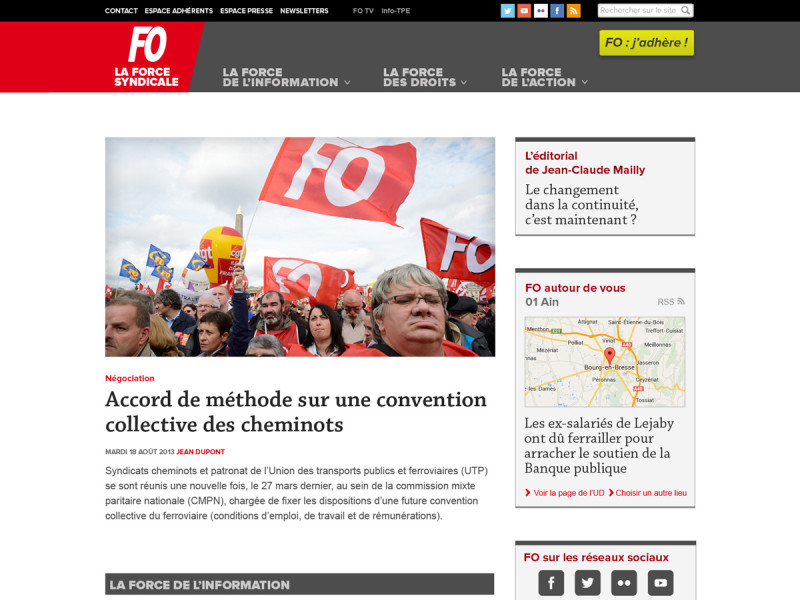 FO- Page d'accueil